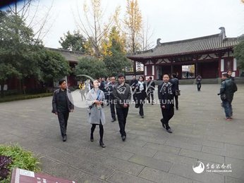 中央文明办三局联络处处长张继青到我馆了解文明景区建设情况