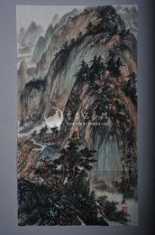 1980年朱丹秋山水条幅