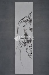 1982年曹刚兰花条幅