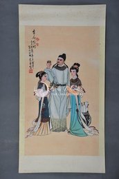 1989年宁献芹太白行吟图镜片